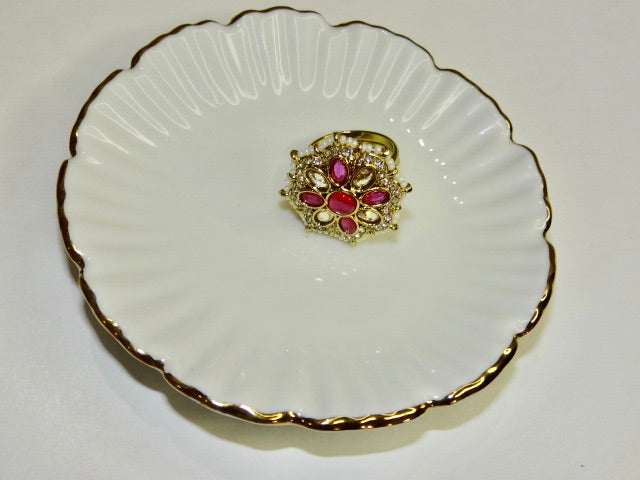 Kirty Ethnic Adjustable Ring