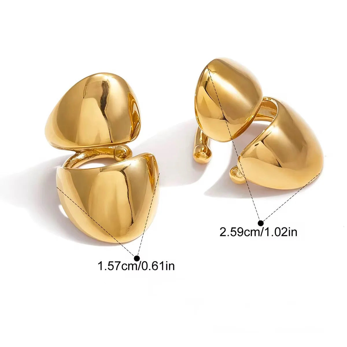 Sculpt Ear Cuff Earrings