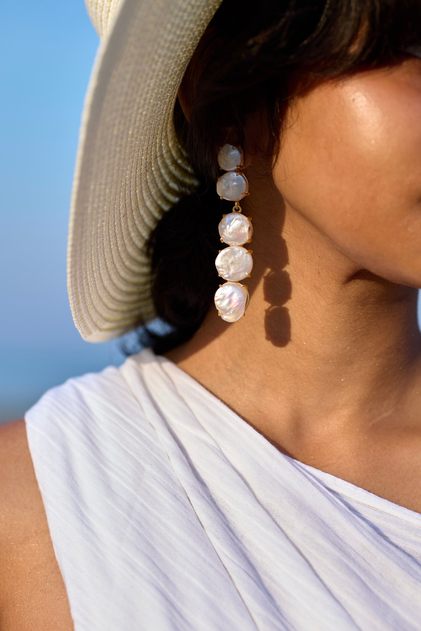 Riviera Baroque Pearl Earrings