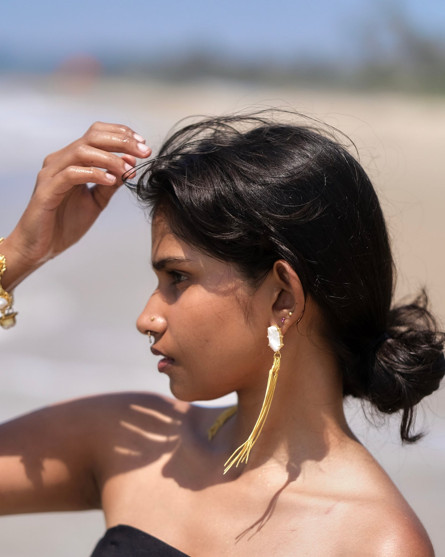 Hawai Baroque Peal Earrings