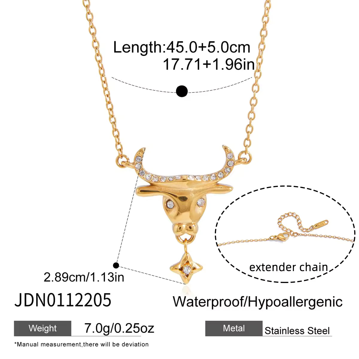 Taurus Necklace