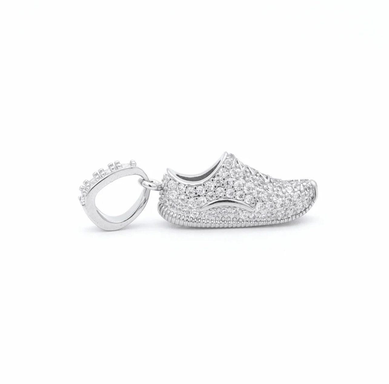 Iced Out Sneaker Pendant for Men