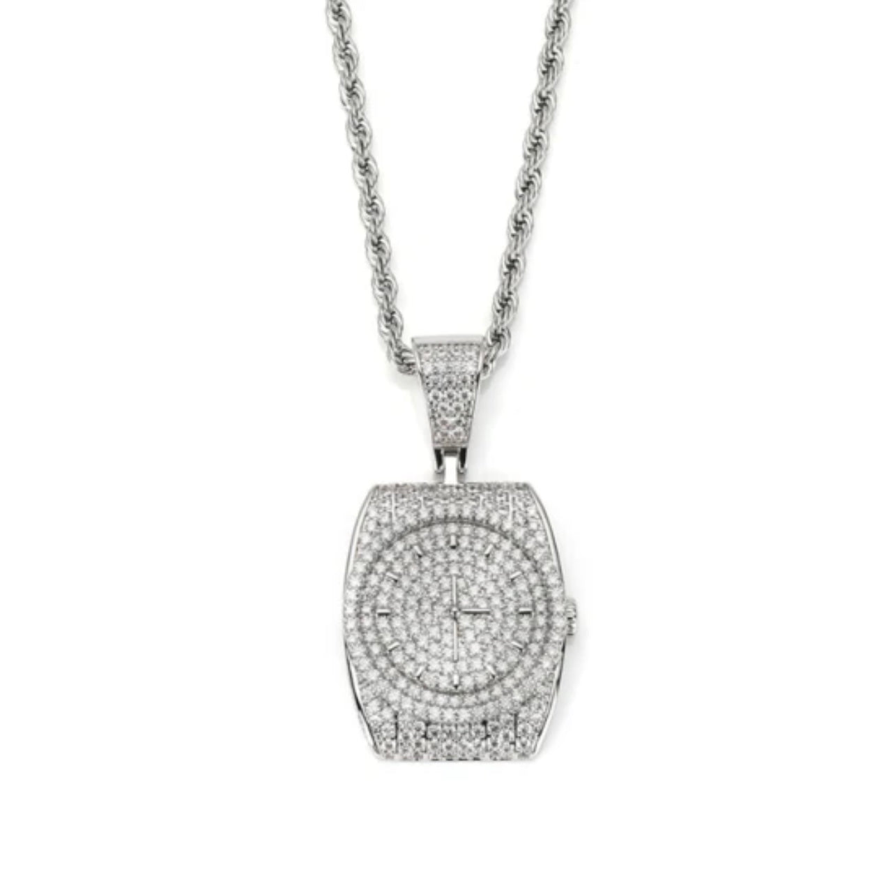 Iced Out Watch Pendant for Men