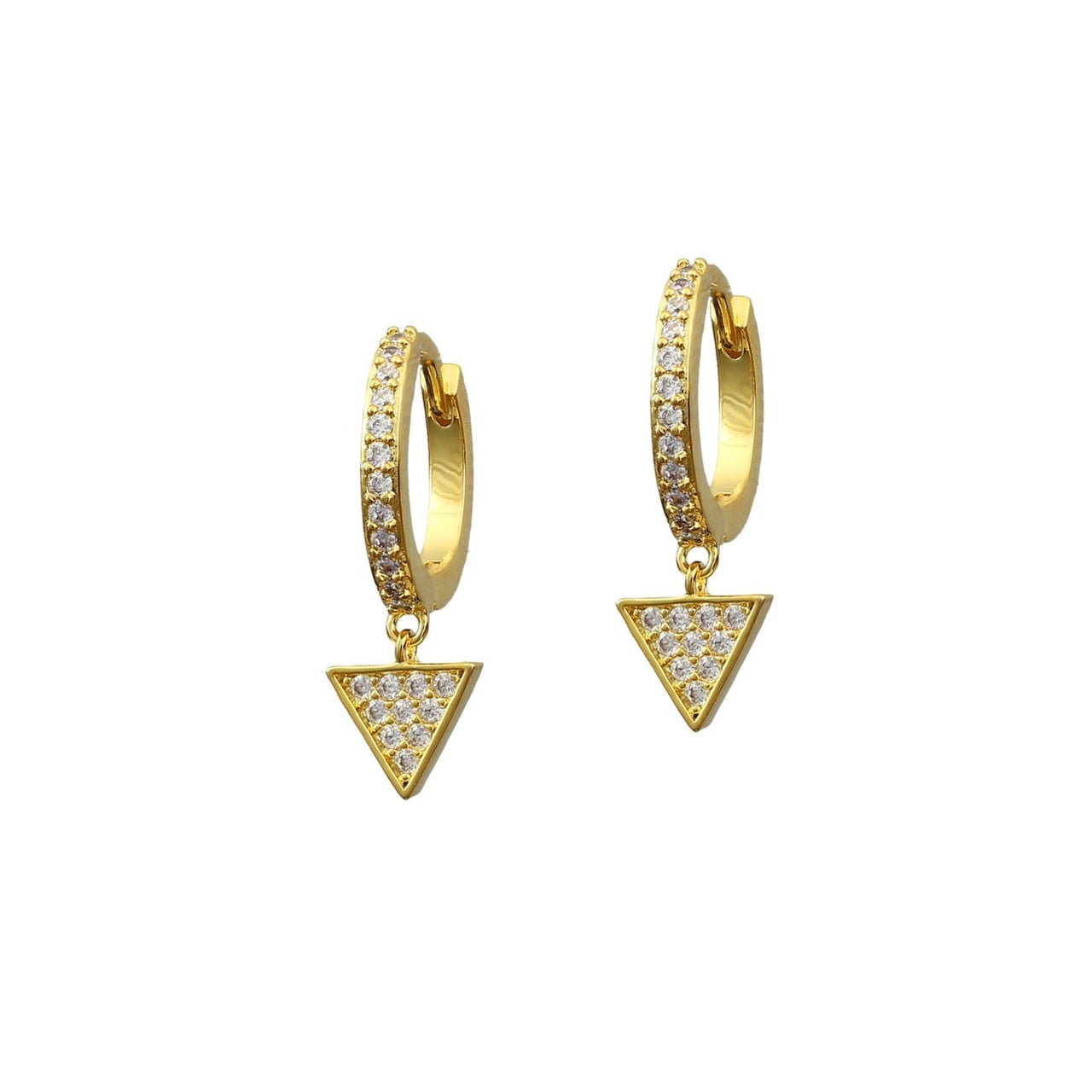 Bermuda Studded Huggies Earrings