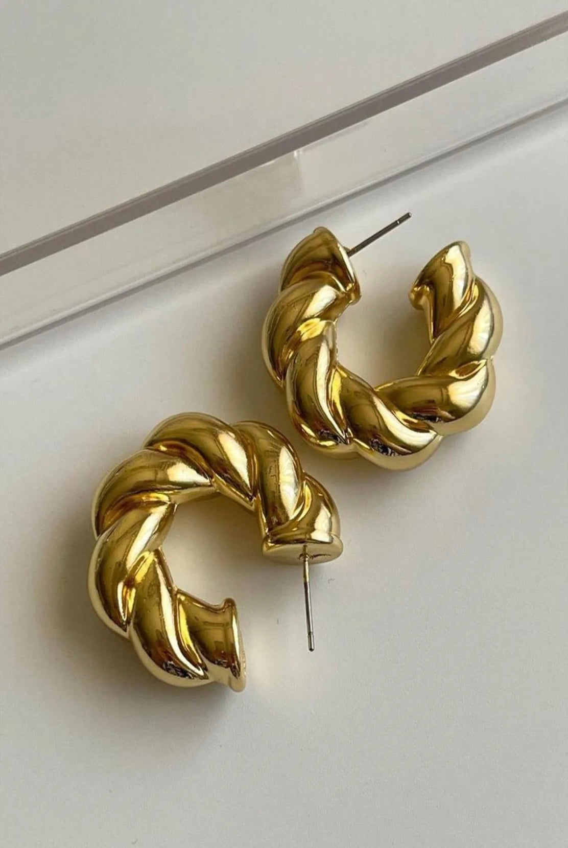 The Twister Hoop Earrings