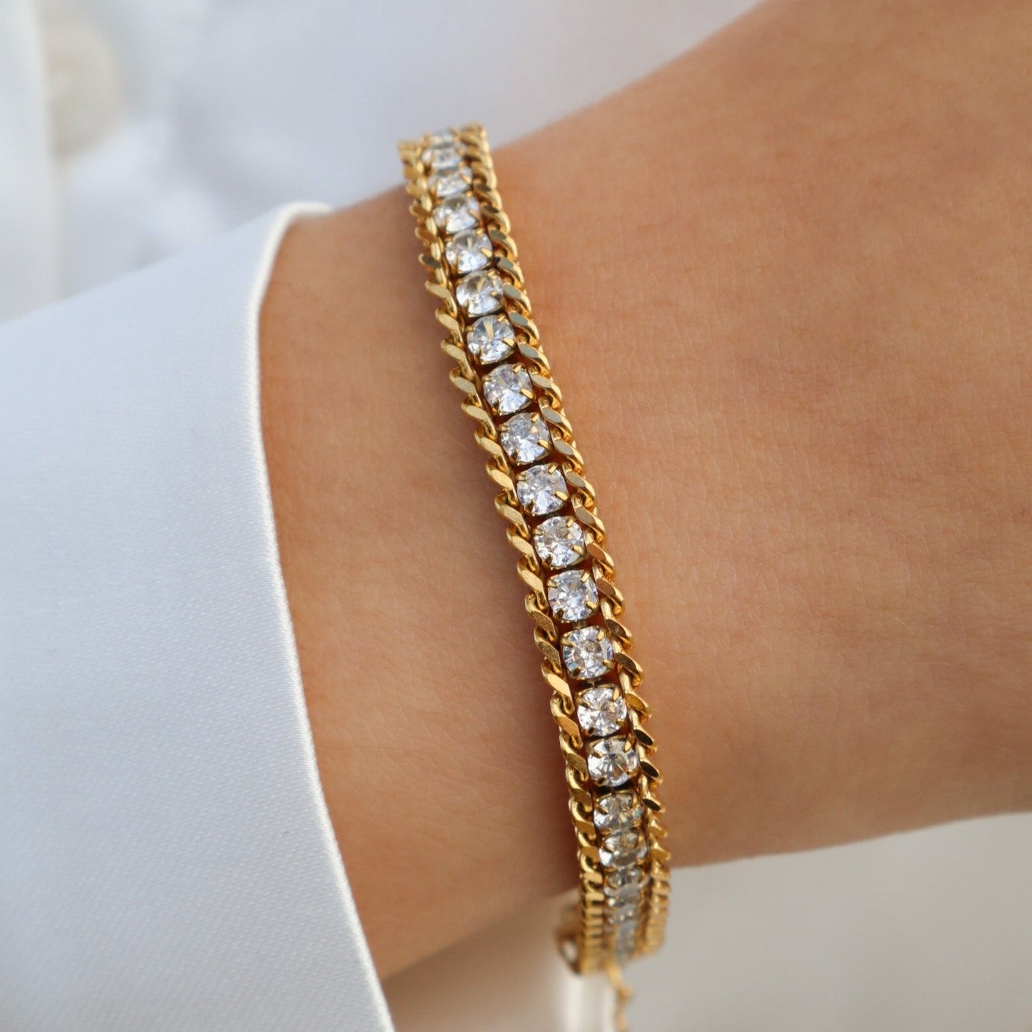 Glistening Studded Bracelet