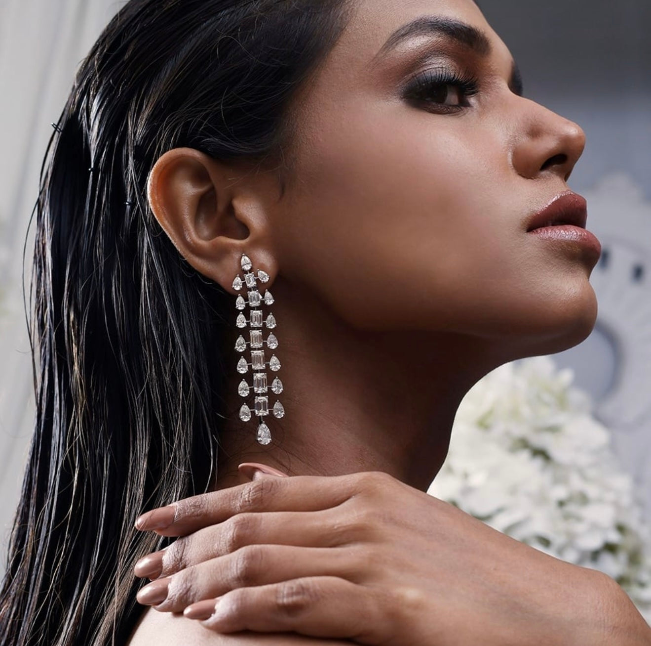 November Diamond Earrings