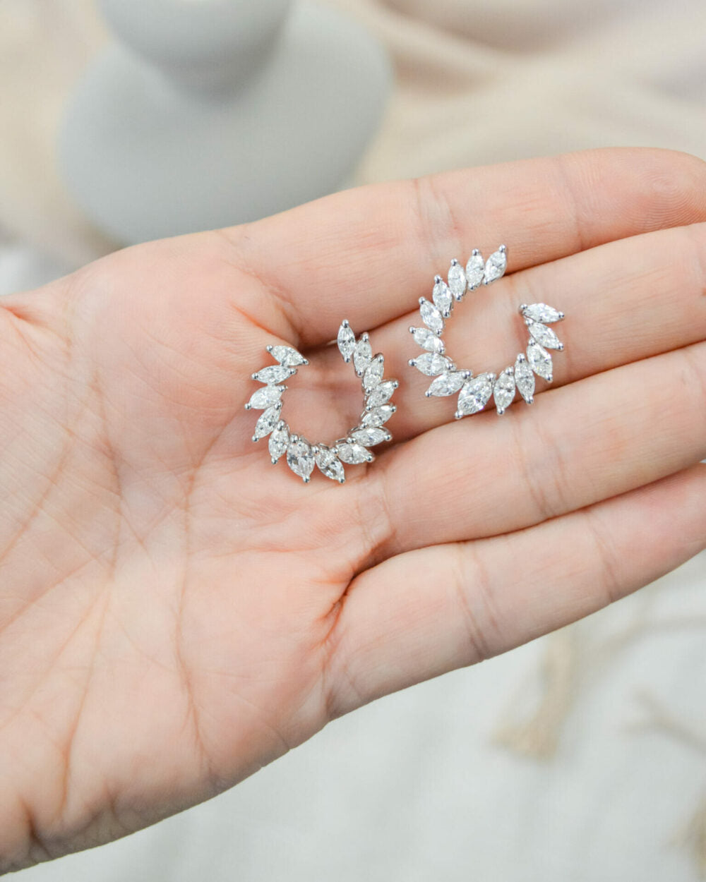 June Diamond Earrings