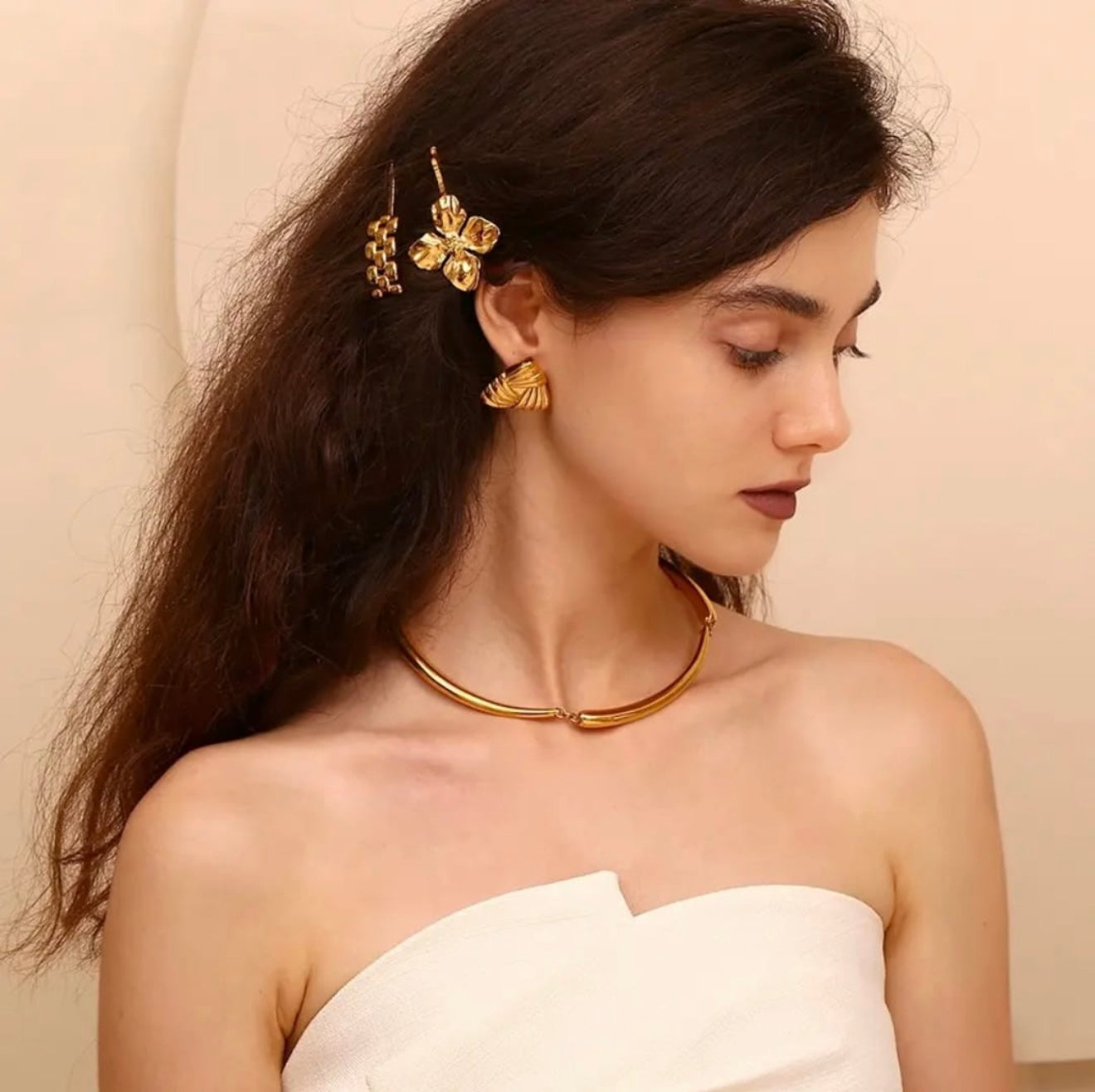 Lumi Triangular Earrings