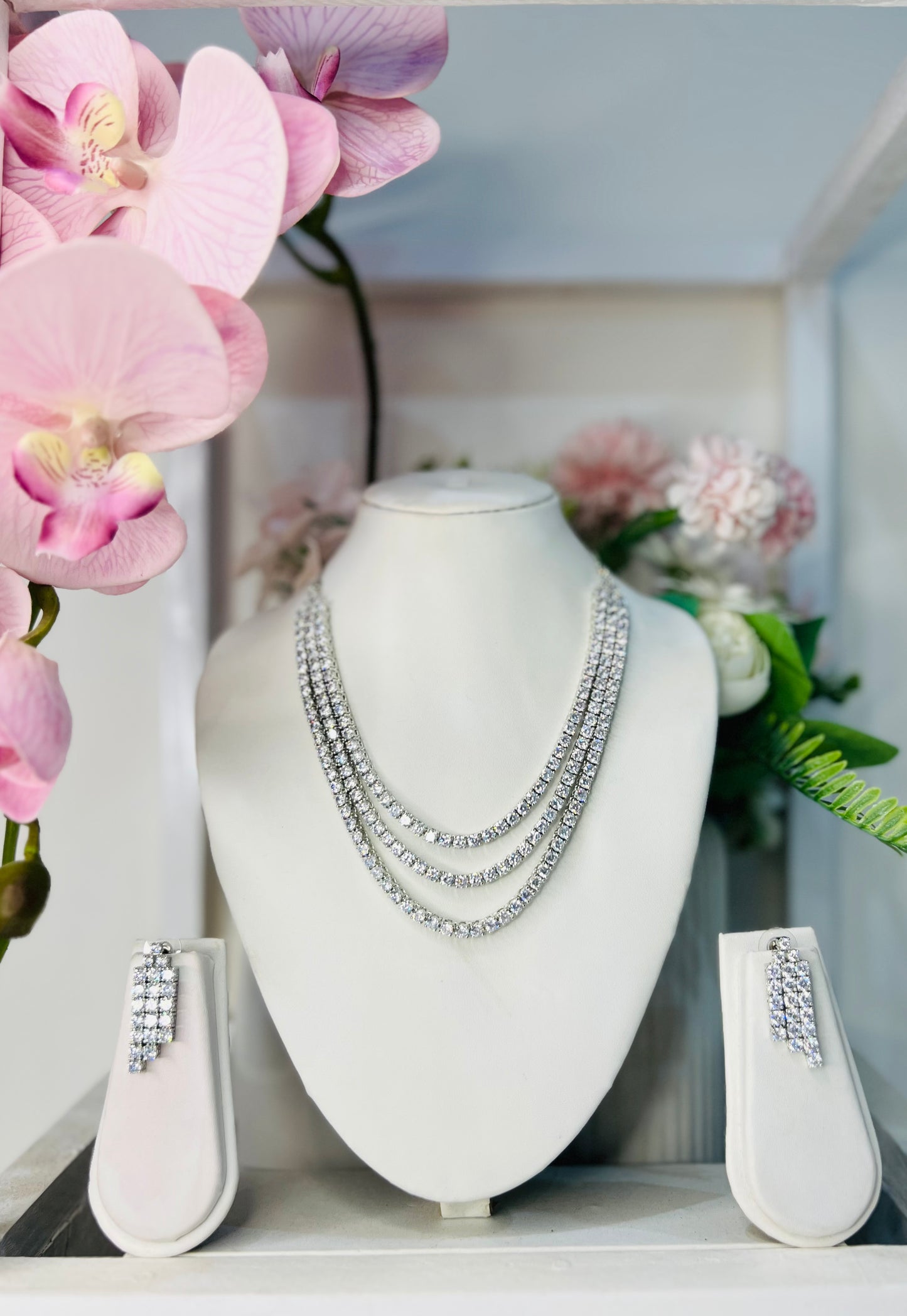 Glory Diamond Set with Earrings