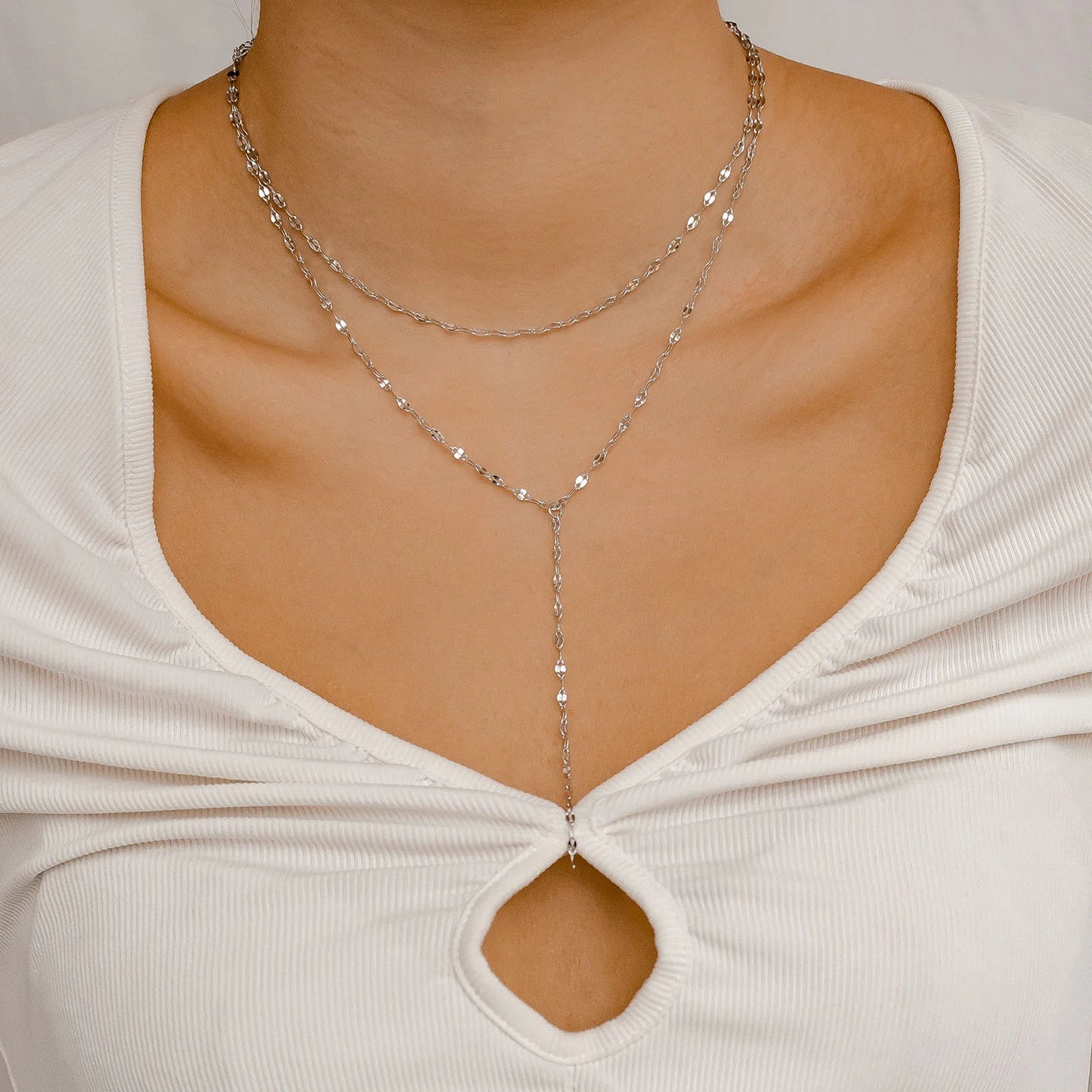 Shimmer Necklace (Silver)