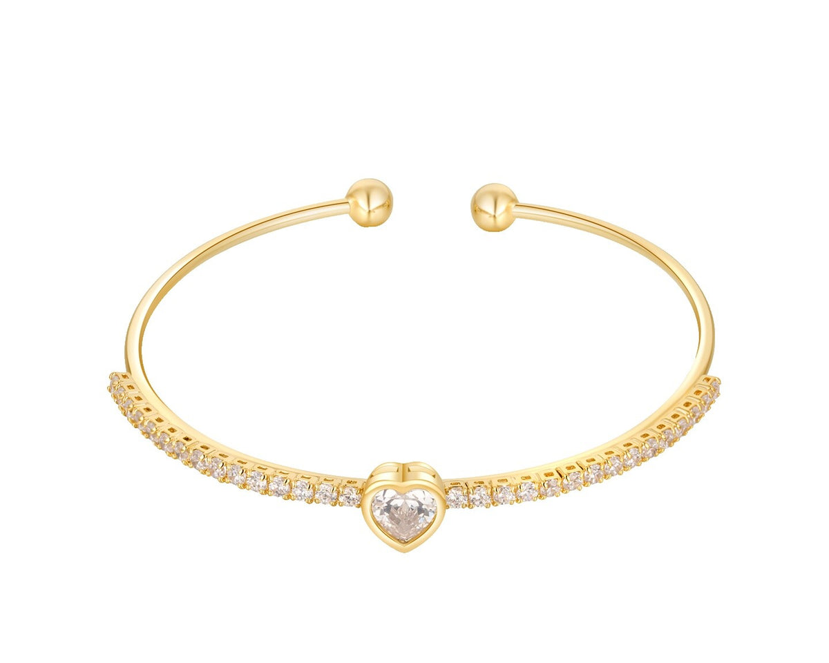 Chelsea Heart Cuff Bracelet