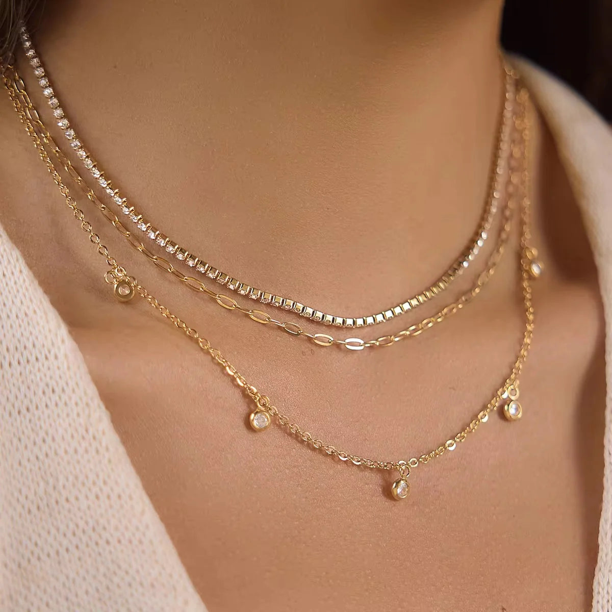 Jamie Triple- Layer Necklace