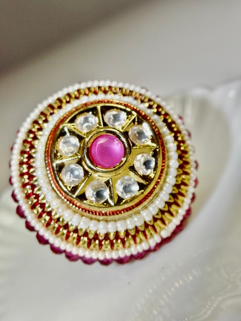 Pihu Ethnic Adjustable Ring