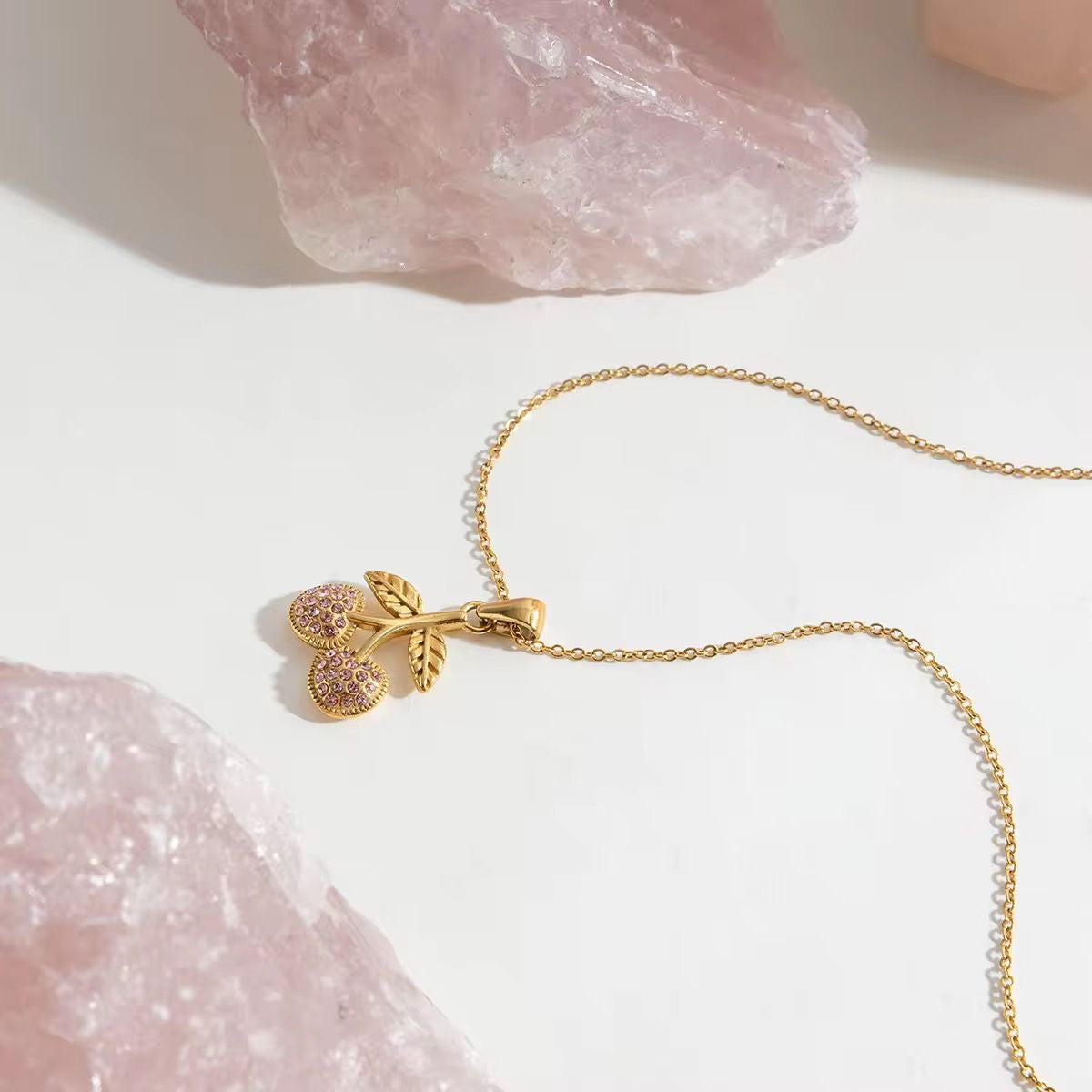 Camila Cherry Charm Necklace