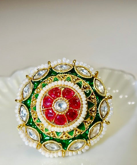 Maharani Ethnic Adjustable Ring