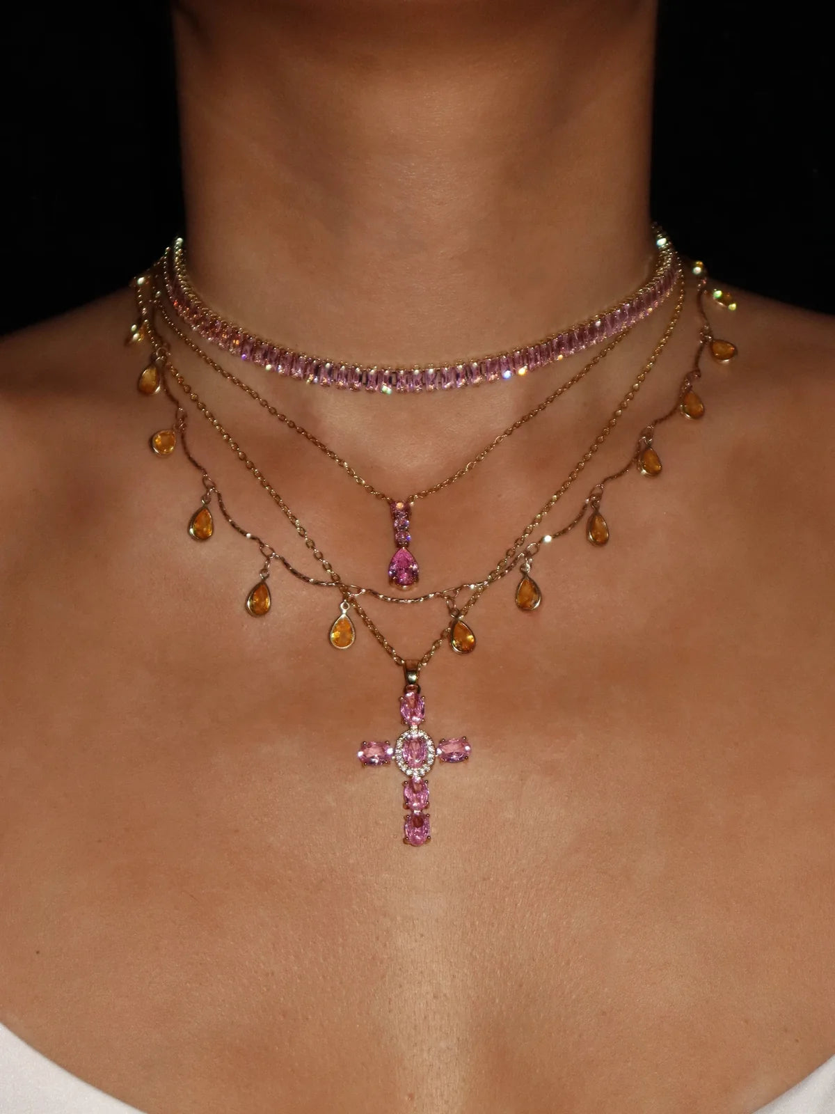 Somber Necklace (Pink)