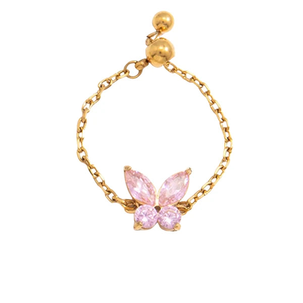 Giselle Butterfly Chain Ring