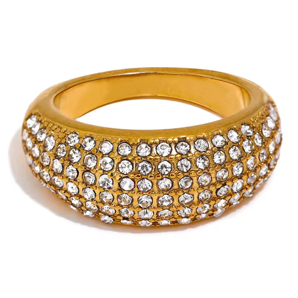 Selena Studded Band Ring