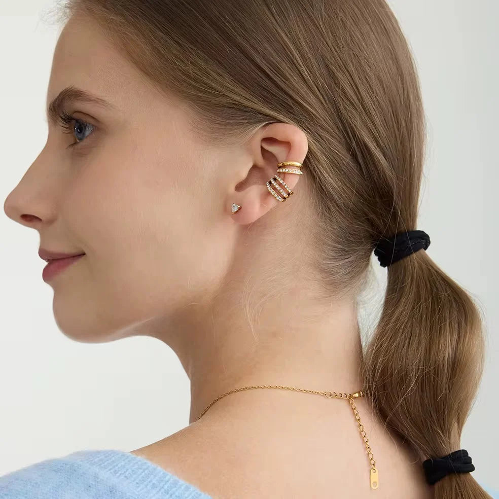 Jenny Studded Ear Cuff Earrings