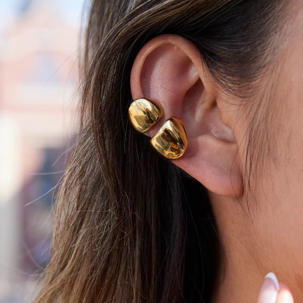 Sculpt Ear Cuff Earrings