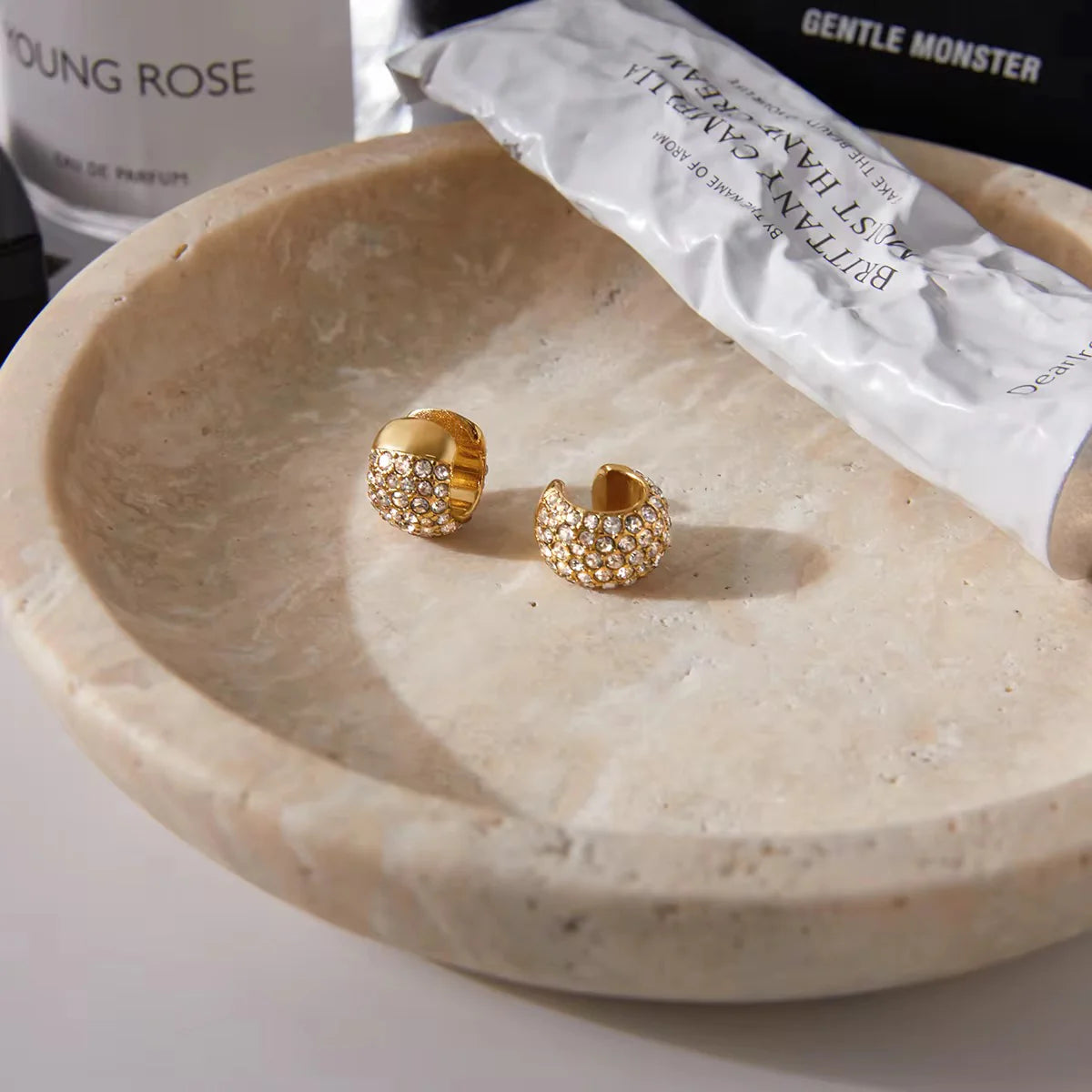 Dion Studded Ear Cuff Earrings
