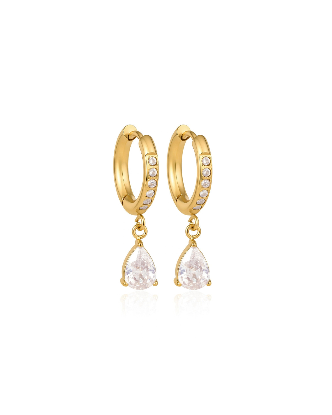 Markle Pear Cut Drop Earrings