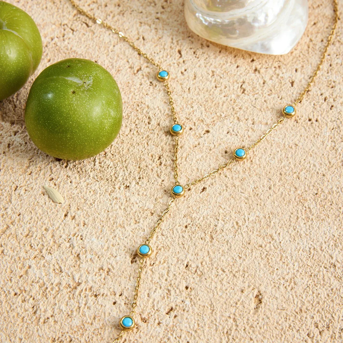 Cindy Necklace (Turquoise)