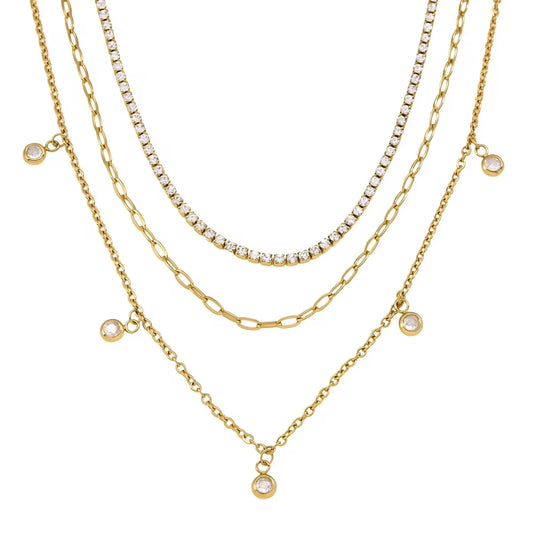 Jamie Triple- Layer Necklace