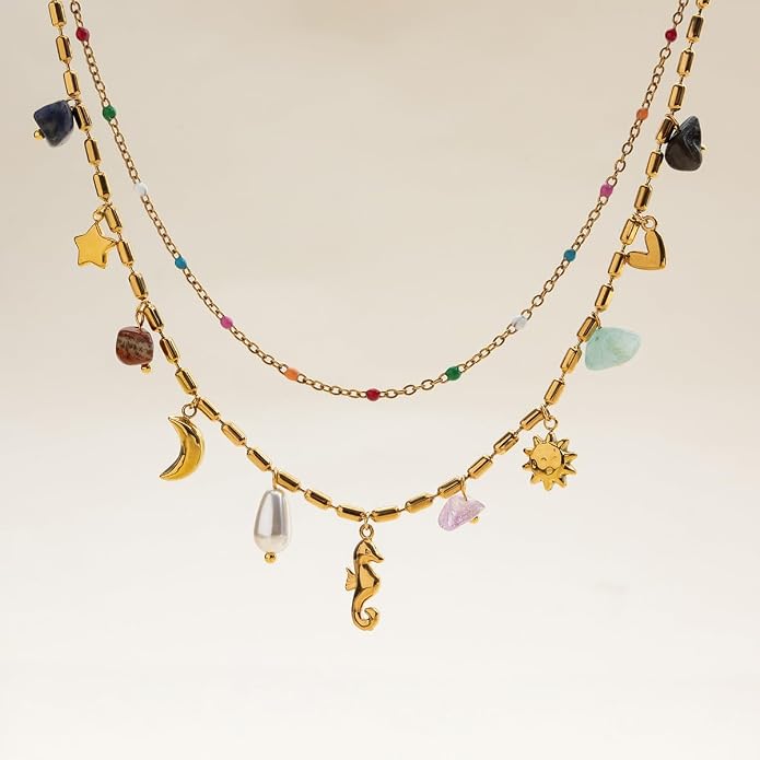 Neptune Charm Necklace
