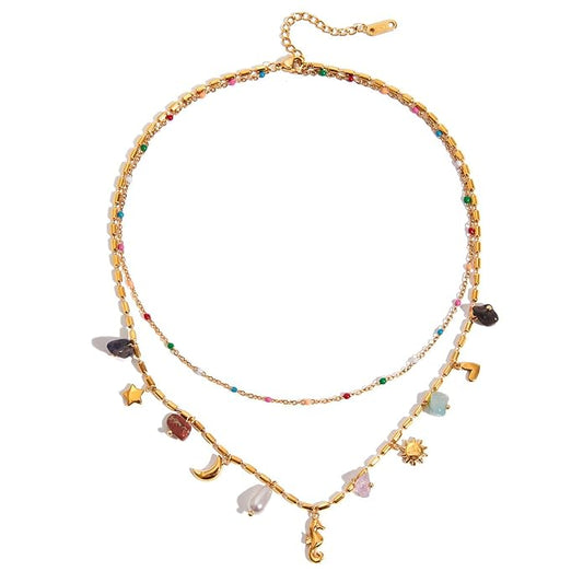 Neptune Charm Necklace