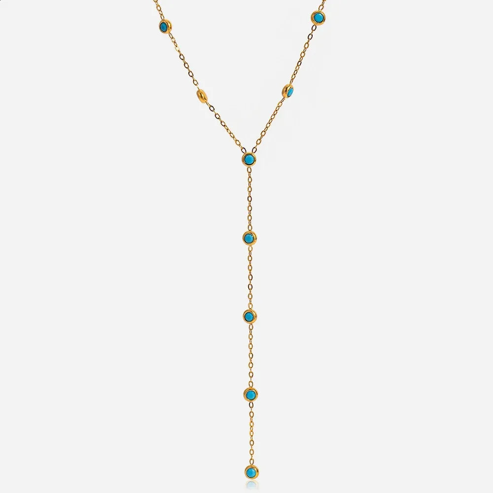 Cindy Necklace (Turquoise)