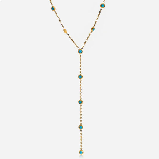 Cindy Necklace (Turquoise)