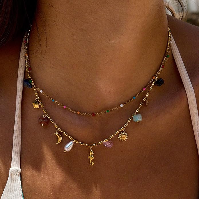 Neptune Charm Necklace