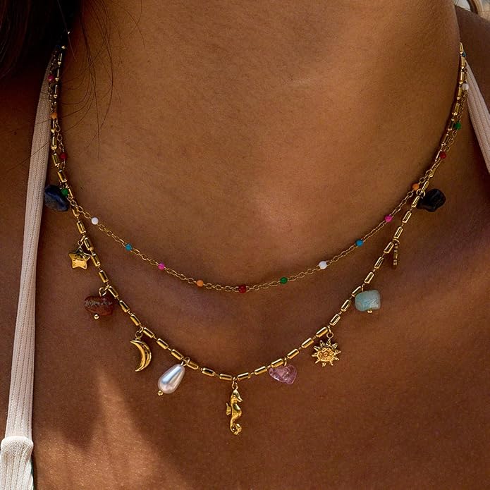 Neptune Charm Necklace