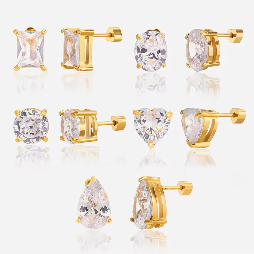Tiffany Classic Studs (Gold)