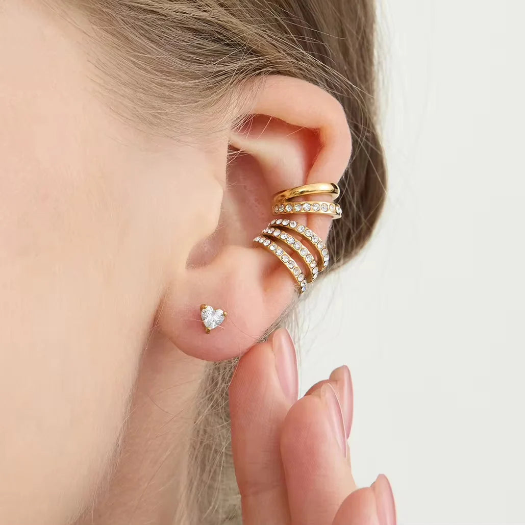 Jenny Studded Ear Cuff Earrings