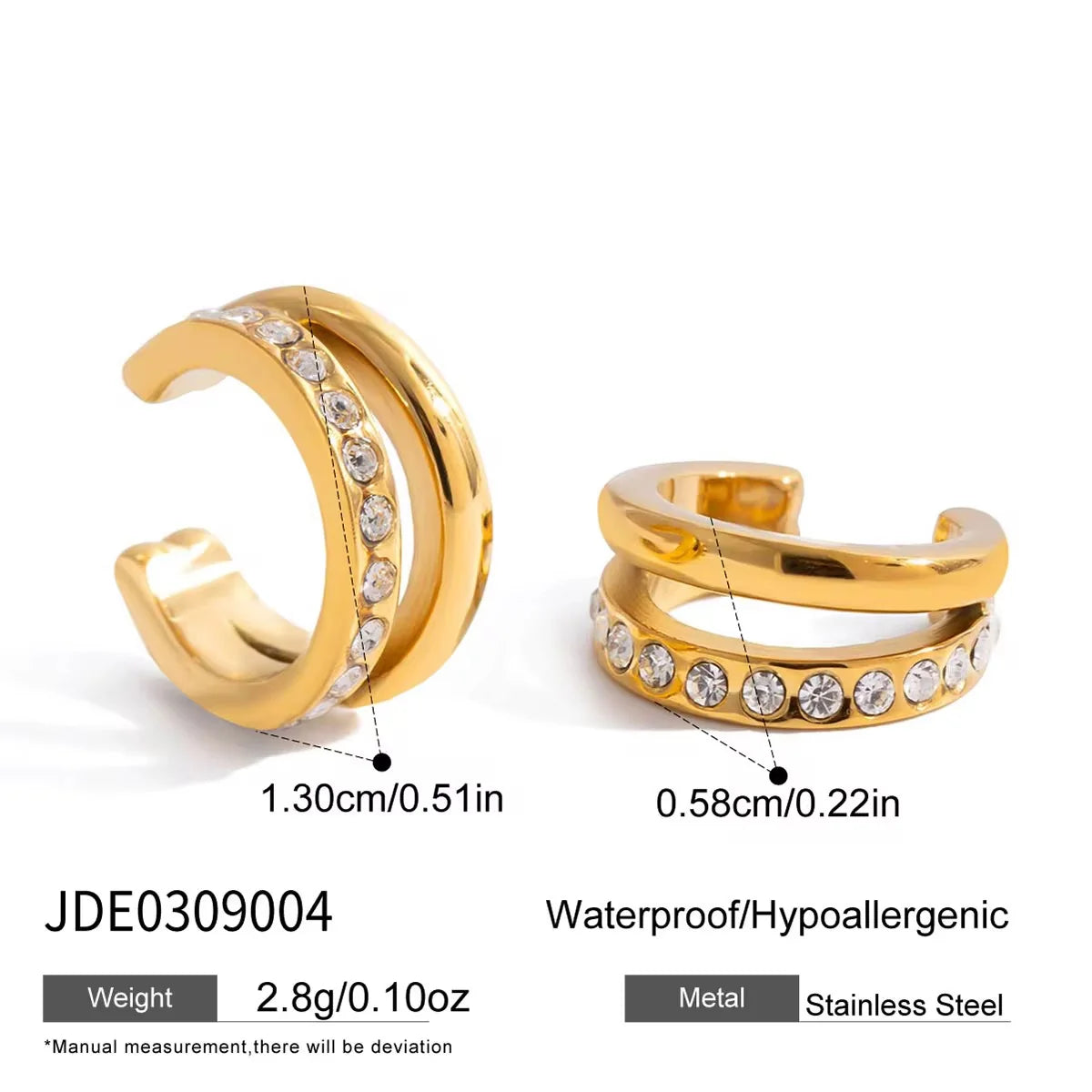 Jenny Studded Ear Cuff Earrings