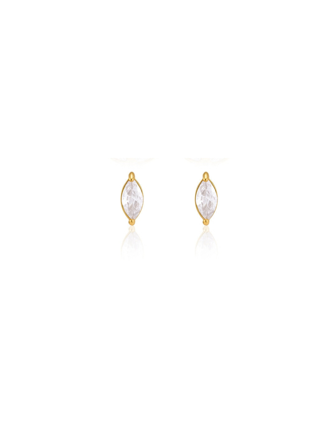 Elizabeth Marquise Stud Earrings