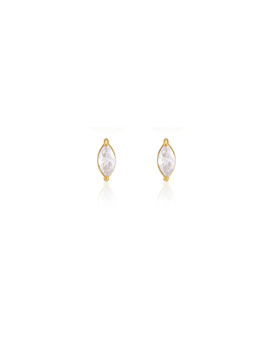 Elizabeth Marquise Stud Earrings