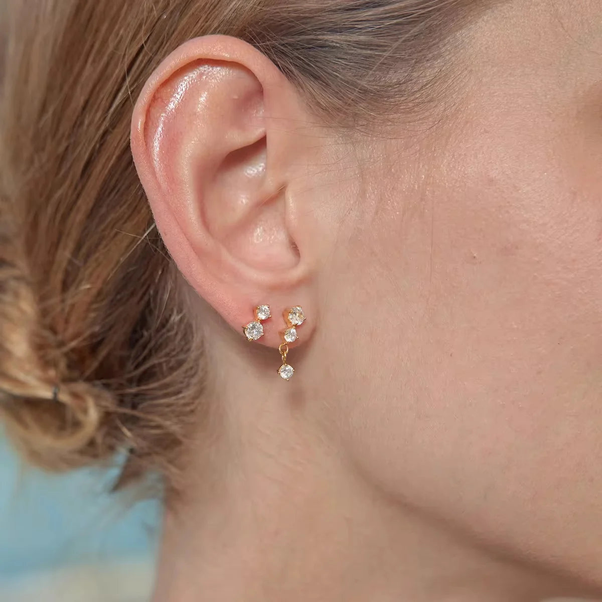 Isabelle Earrings (Set of 3 pairs)
