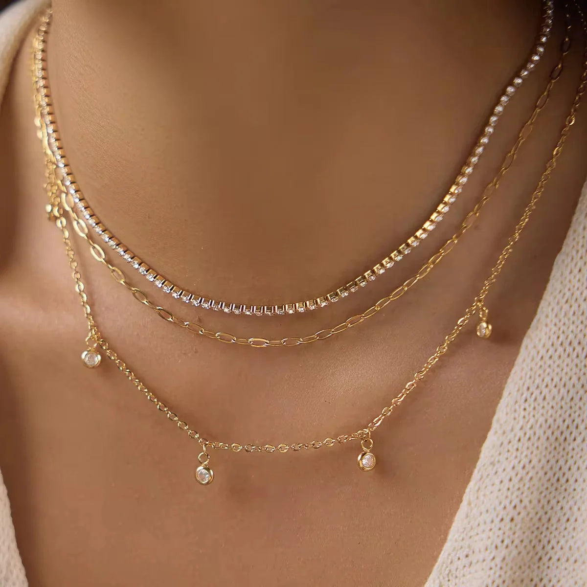 Jamie Triple- Layer Necklace