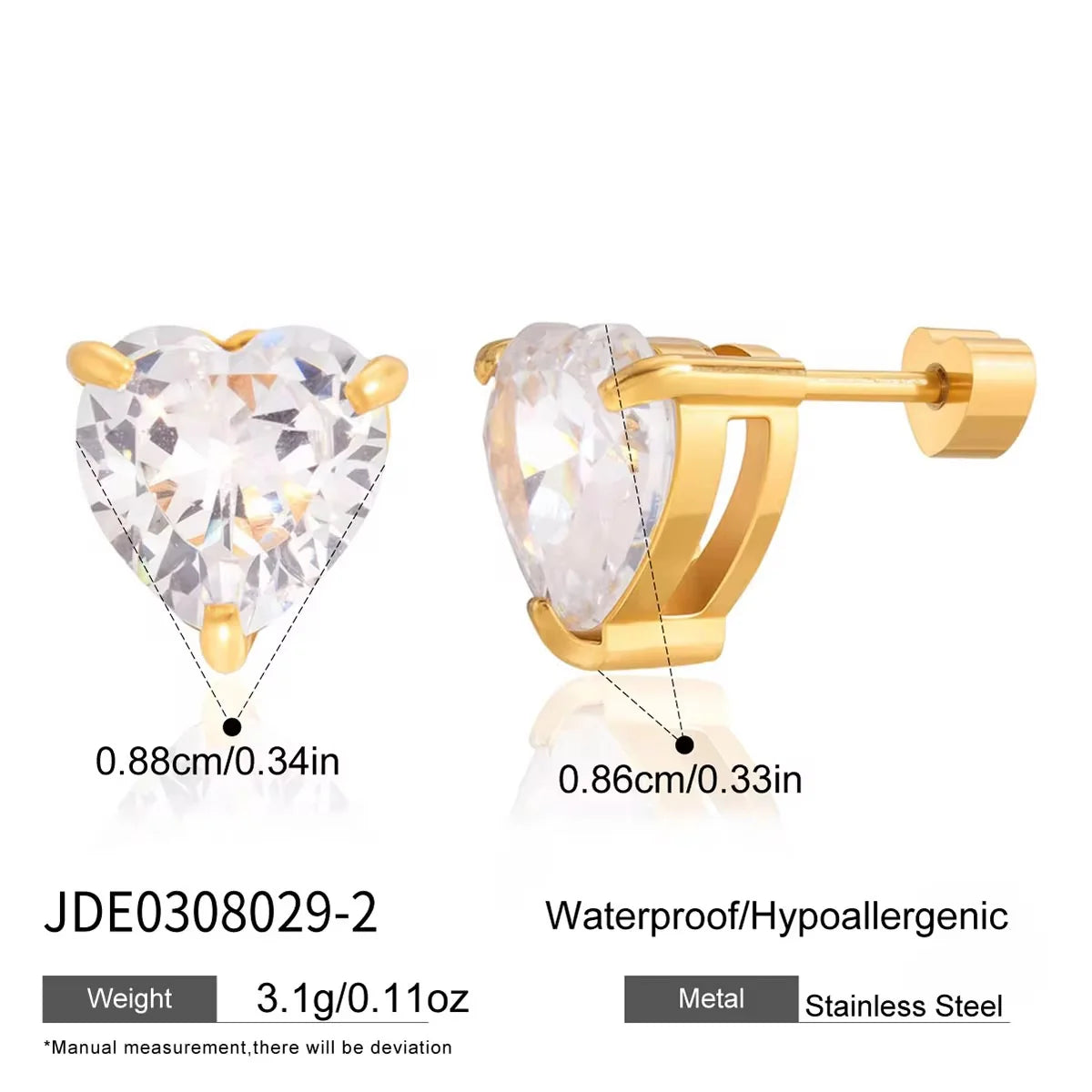 Tiffany Classic Studs (Gold)