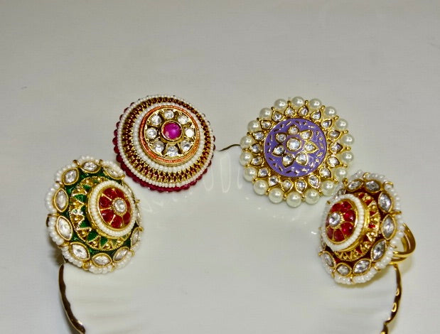 Pihu Ethnic Adjustable Ring