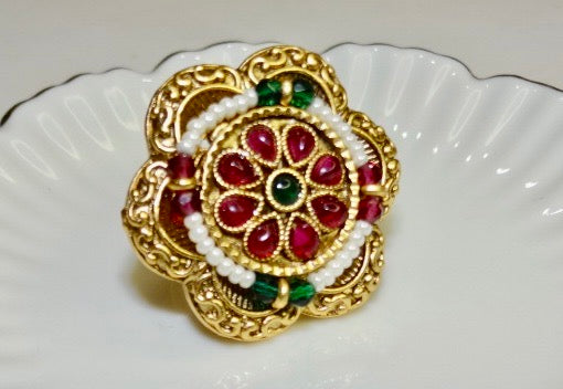 Kavya Ethnic Adjustable Ring