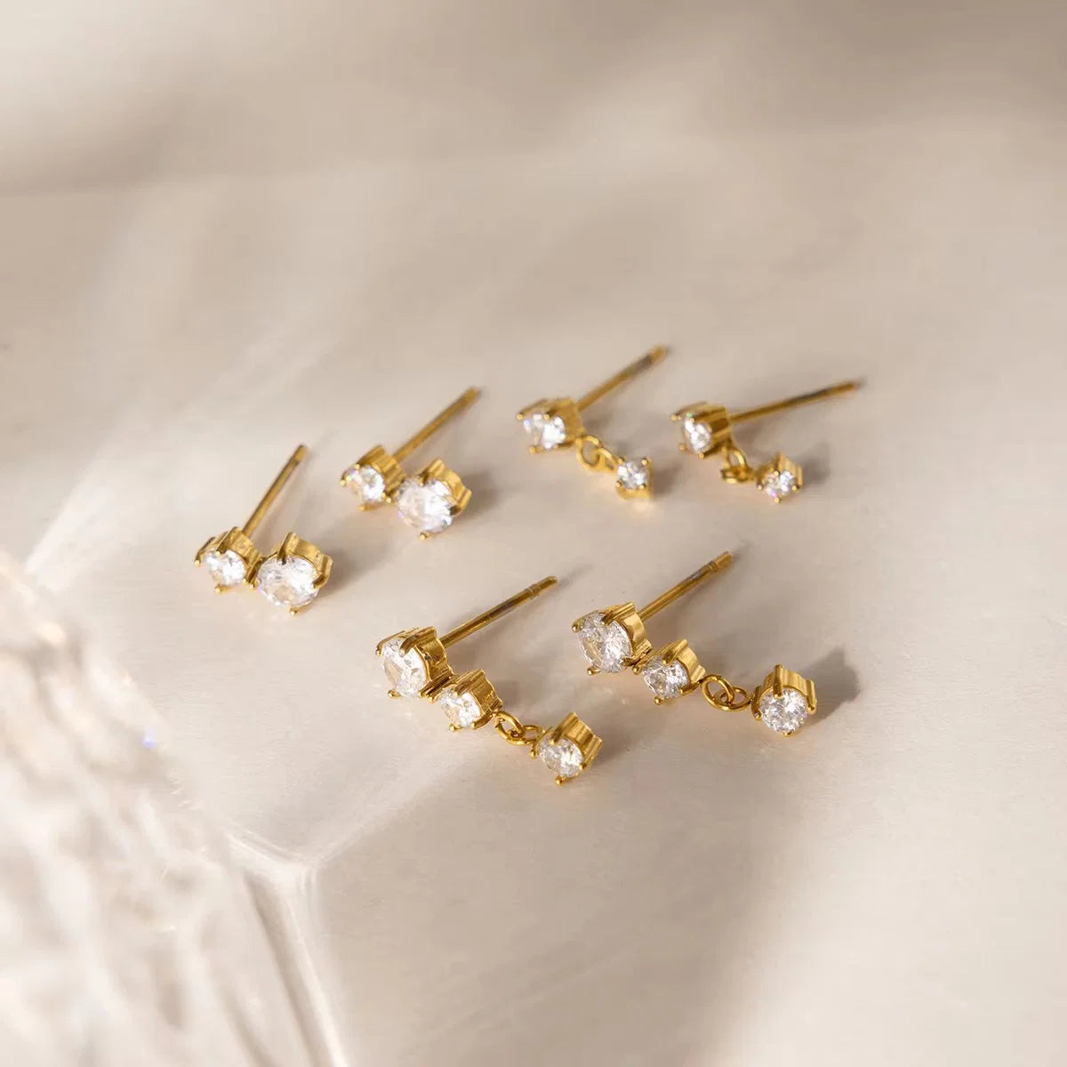 Isabelle Earrings (Set of 3 pairs)