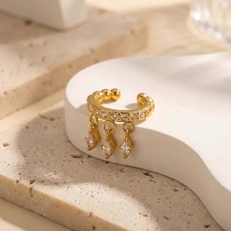 Vogue Ear Cuff Earrings -Single (Gold)