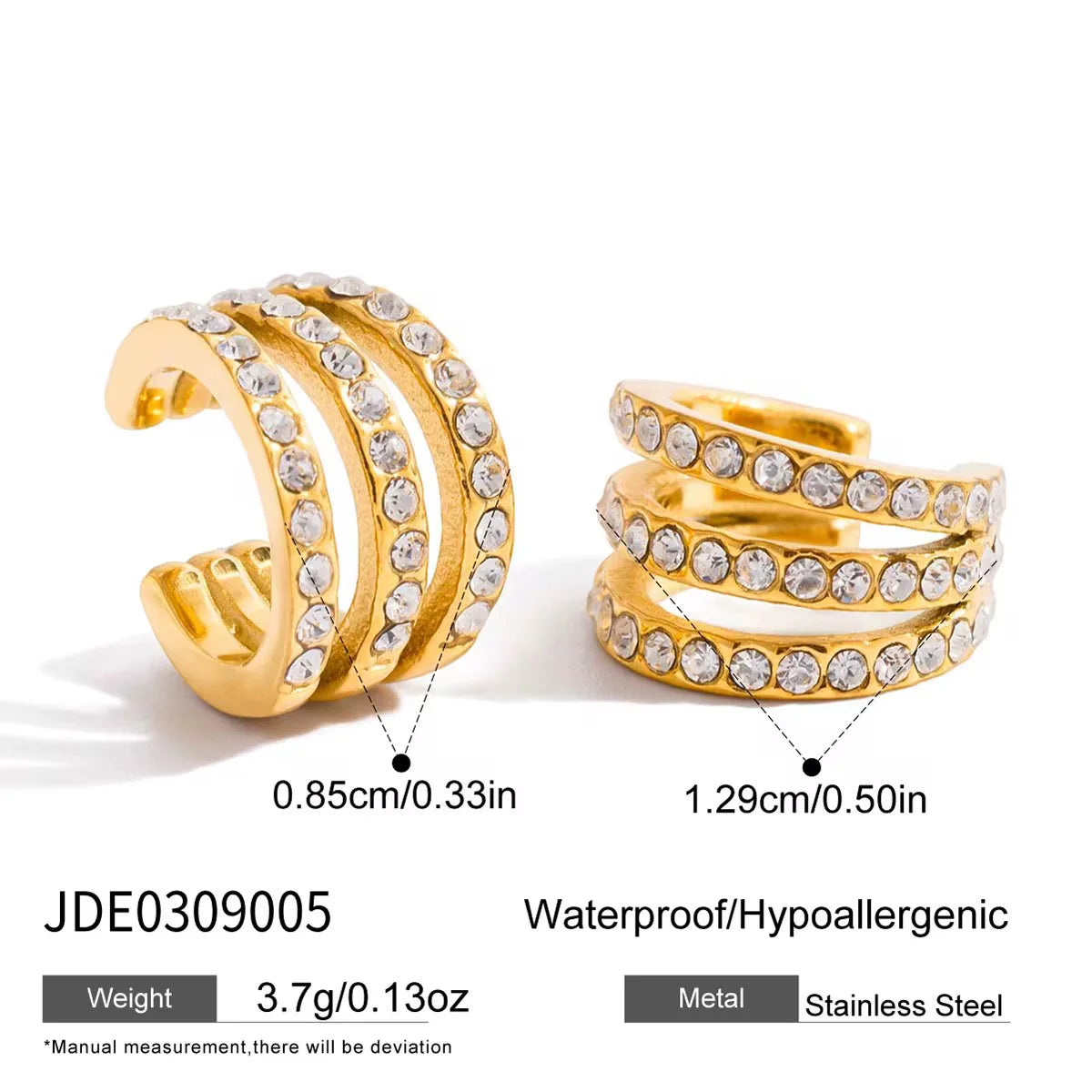 Jenelia Studded Ear Cuff Earrings