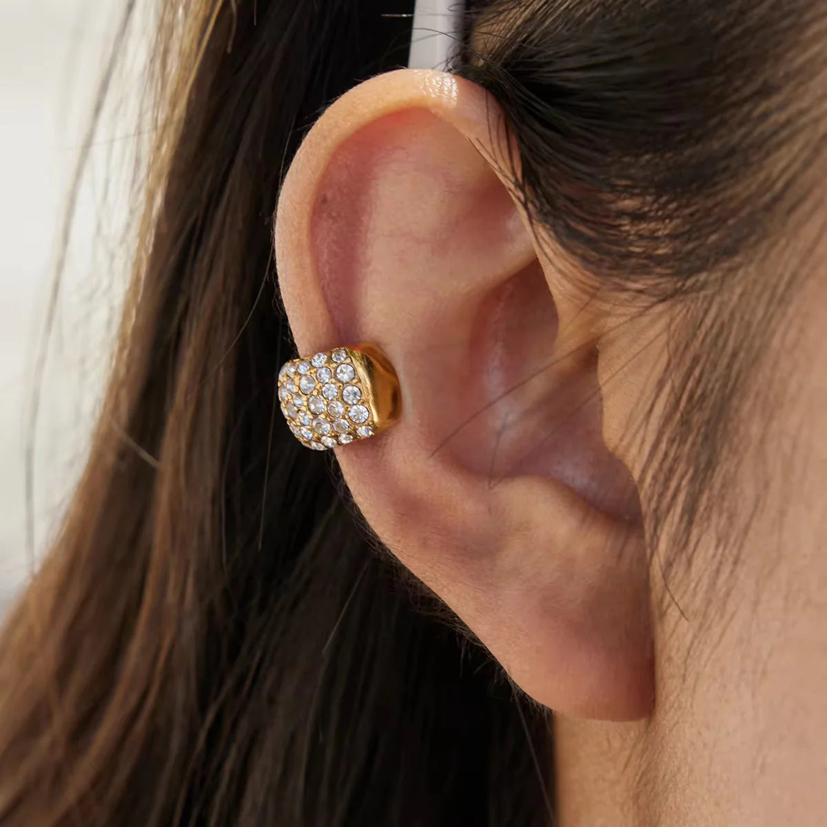 Dion Studded Ear Cuff Earrings