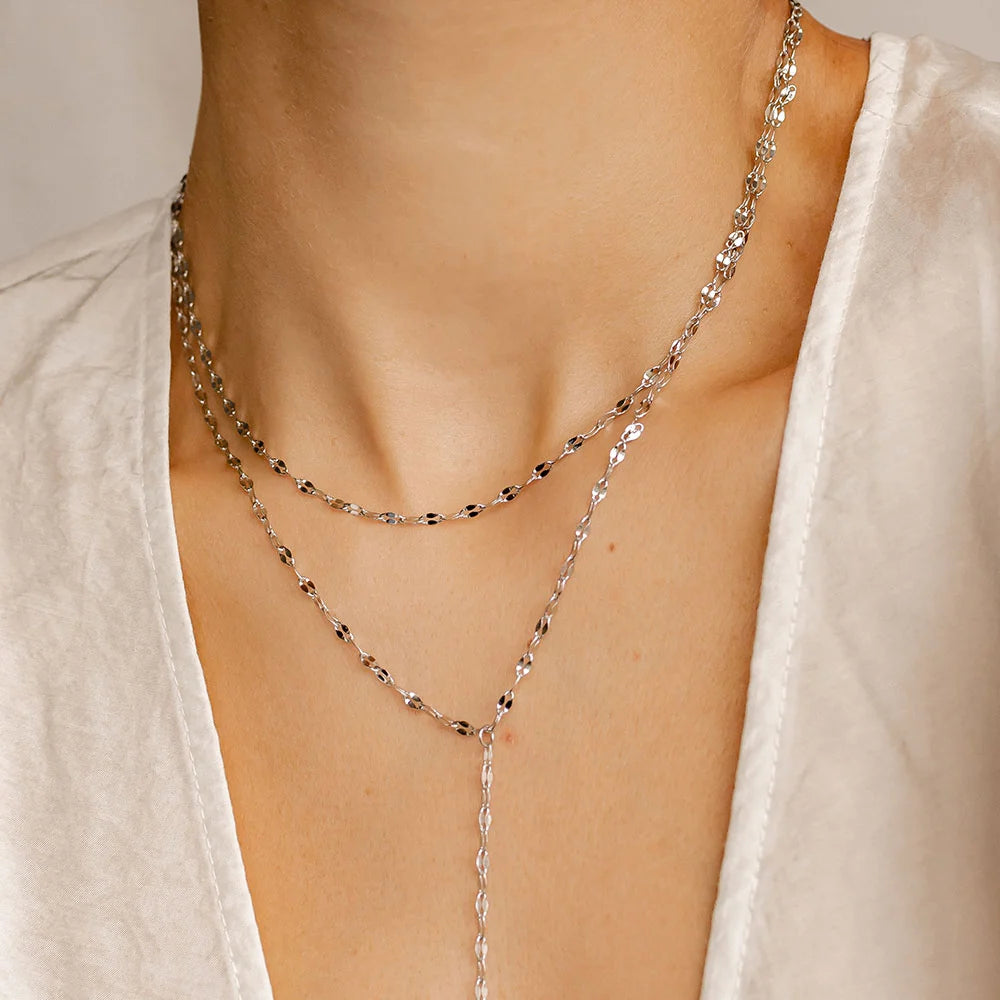 Shimmer Necklace (Silver)